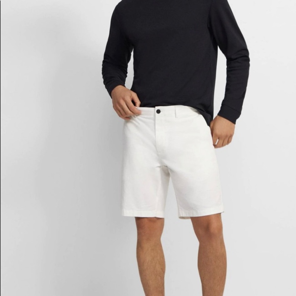 Theory men’s Zaine Shorts in aloe print